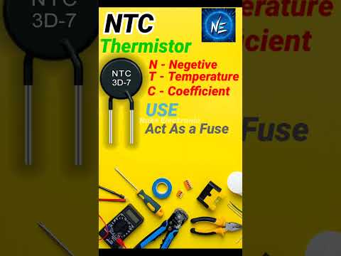 A basic details about A Electronic NTC or Thermistor | electronic component knowledge video #ntc
