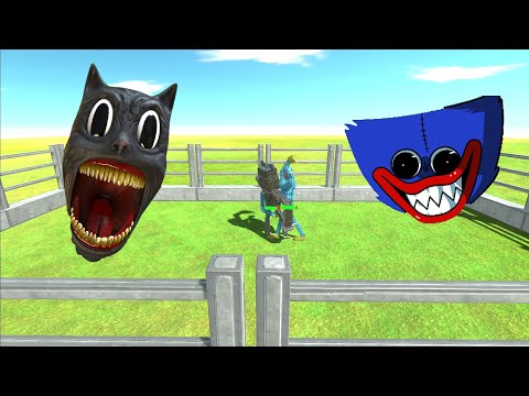 Huggy Wuggy VS Cartoon  Cat in ARBS | Animal Revolt Battle Simulator