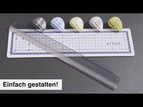 Artikelvideo 1 für artoz Schneidelineal 7-teilig 32,0 cm, glasklar, Artikelnummer 959577
