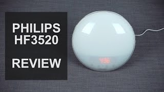 PHILIPS HF3520 Wake-up LED Light Review, Overview, Functions, Demonstration