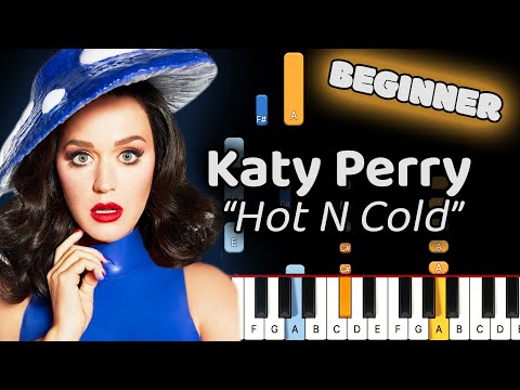 Katy Perry Hot N Cold Piano Tutorial! (Beginner)