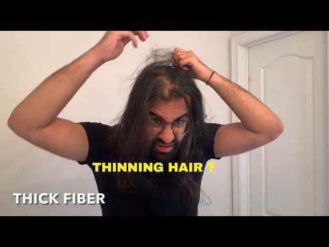How to Apply Hair Fibers for thinning Hair | THICK...