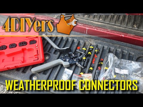 How to Install Weatherproof Electrical Connectors
