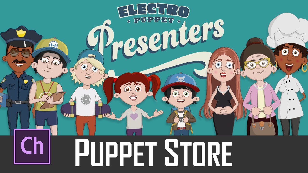 Adobe Character Animator Puppet Store