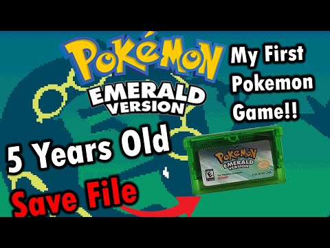 Reacting to my old Pokémon Emerald Save File