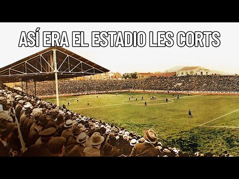 Así Era el Estadio LES CORTS del BARCELONA