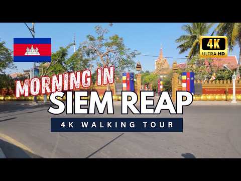 Walking Through Siem Reap at Dawn (January 2025): A Tranquil Escape