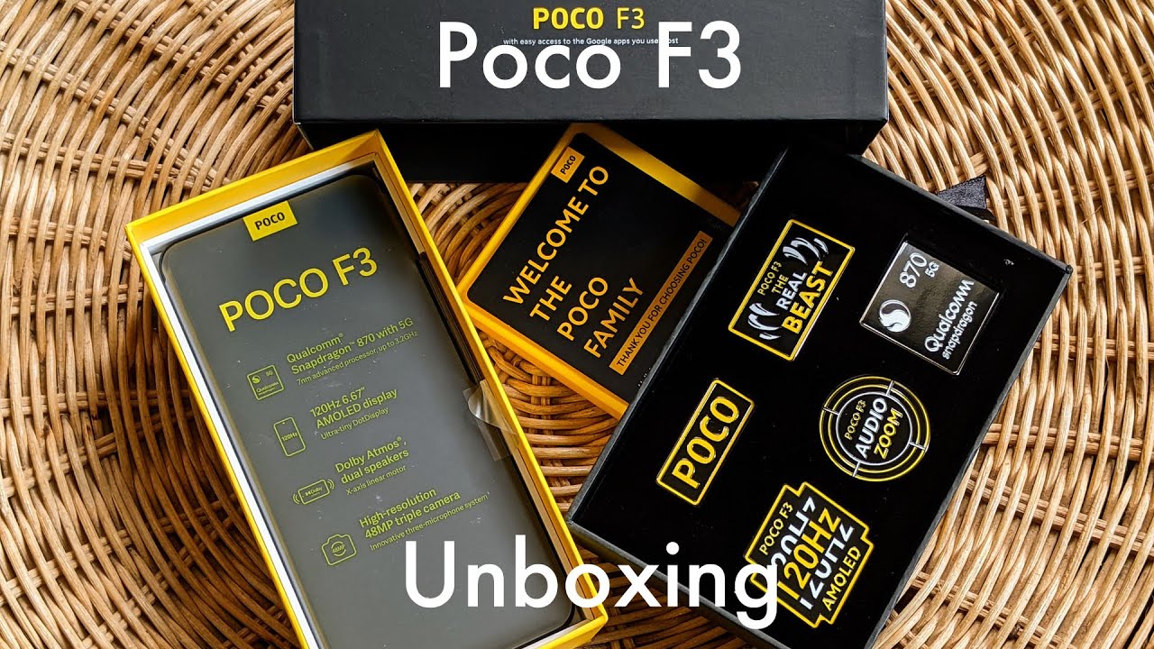 Poco F3 unboxing: finally, a true successor to the Pocofone F1!