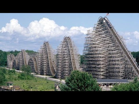 RARE & MASSIVE Wooden Coaster in Michigan?! | Meet Shivering Timbers! (Feat. CoasterDash)