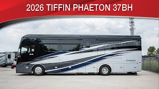 A preview image of the linked video showcasing 2026 Tiffin Phaeton 37BH