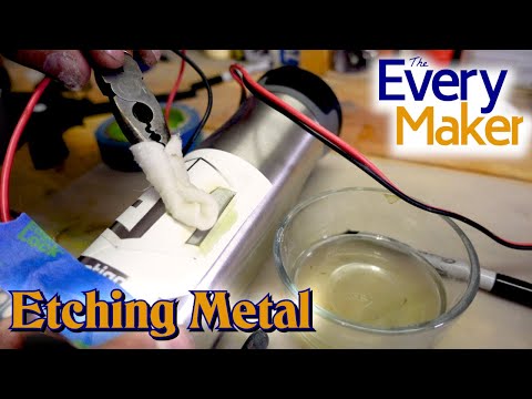 Etching Metal with Salt Water
