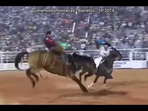 🇧🇷 Luiz Antonio do Nascimento x Cowboy Solitário - Rodeio de Barretos 2014 #rodeio #cutiano
