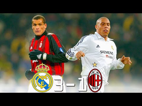 Real Madrid 3-1 AC Milan (Rivaldo, Ronaldo) ● UCL 2002/2003 Extended Goals & Highlights