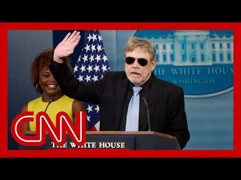 ‘Star Wars’ legend makes appearance at White House press briefing