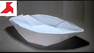 Как сделать оригами шлюпку из бумаги А4?