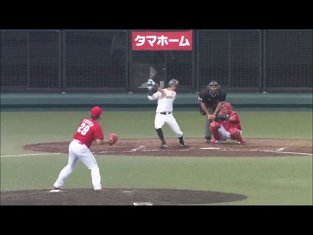 【ファーム】逆方向へ!! ホークス・高田の勝ち越しタイムリー!! 2017/6/22 H-C(ファーム)