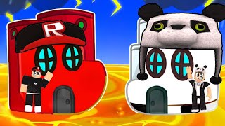 HERON vs PANDA EV SAVAŞI!! 😱 DOĞA FELAKETLERİNDEN KİM KURTULACAK? - Roblox