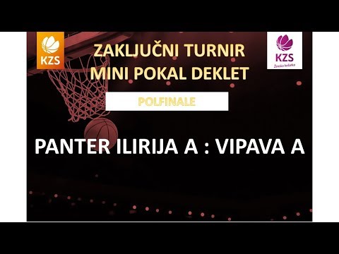 Mini pokal deklet - Panter Ilirija A : Vipava A - polfinale - Sezona 2015/16