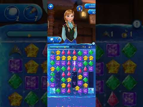 Frozen Free Fall-Level 83 3 STARS NO BOOSTERS #frozen #frozenfreefall