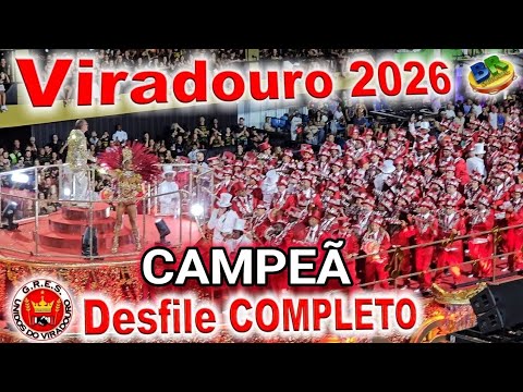 VIRADOURO 2026 Desfile COMPLETO 4K 