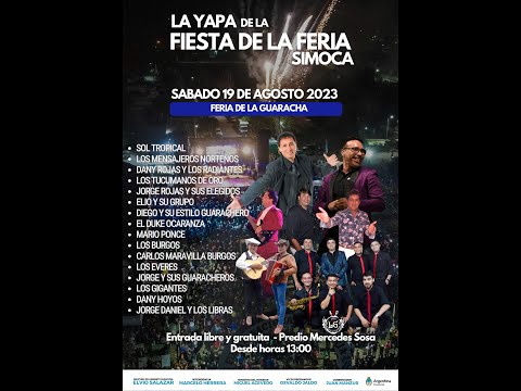 Yapa de Guaracha Festival de la feria de Simoca 2023