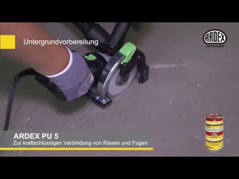 ARDEX PU 5 Schnellreparaturharz für die Risssanierung