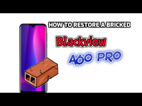 How to restore Blackview A60 PRO when Hard bricked (Dead)