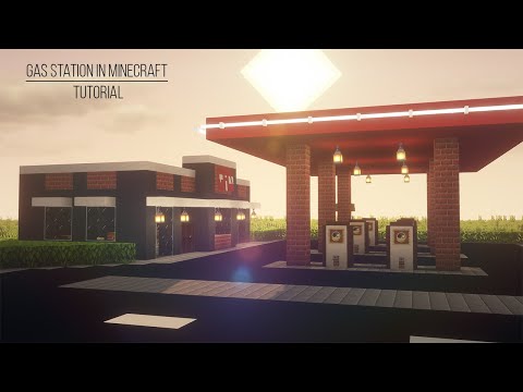 How to make a gas station in Minecraft (Tutorial)