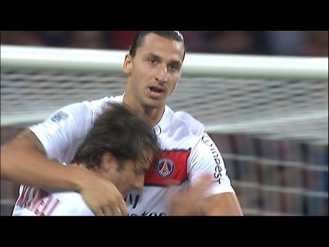 Goal Zlatan IBRAHIMOVIC (1') - LOSC Lille - Paris Saint-Germain (1-2) / 2012-13