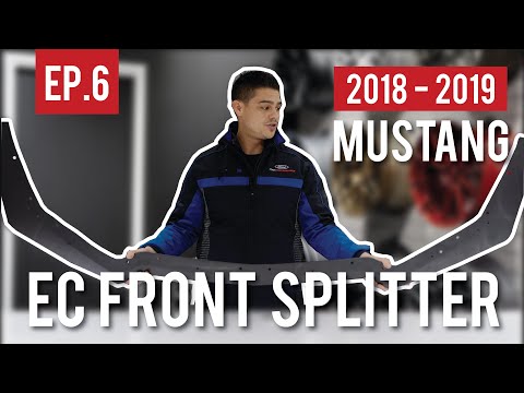 2018-2019 Mustang EC PP2 Style Front Splitter
