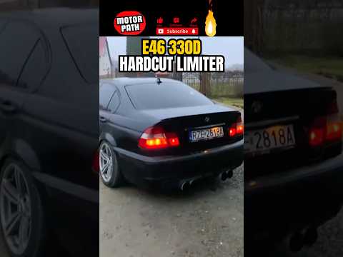 BMW 3 Series E46 330D M57 - Straight Pipe & Hardcut Limiter Exhaust Sound🔥 #m57 #e46 #330d #shorts
