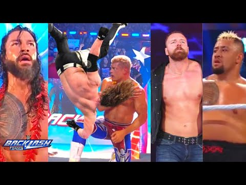 WWE Backslash 2024, Winner Highlights ! Roman or Cody .. ! Solo & tama wins ! Dean Ambrose returning