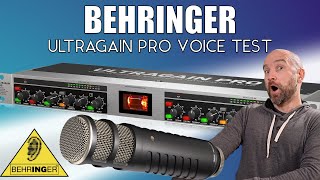 Video thumbnail for Behringer Ultragain Pro MIC2200   Voice Test with 5 Microphones by Geeky Nerdy Techy