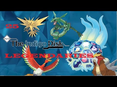 Pokemon Violet DLC Indigo Disk - 25 Legendaries Locations