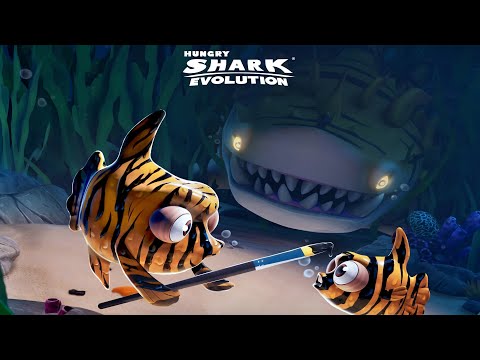 NEW GIANT MONSTER SHARKHAN UNLOCKED AND GAMEPLAY - Hungry Shark Evolution