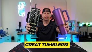 GREATYOS 40 oz Tumbler with Flip Straw Lid Review