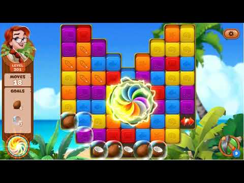 Lost Island Blast Adventure Level 301 - No Boosters
