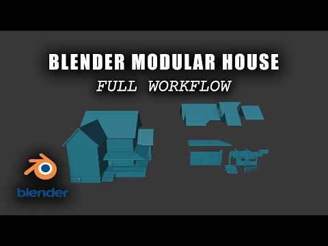 Blender Modular House Tutorial | Full Workflow Step-by-Step