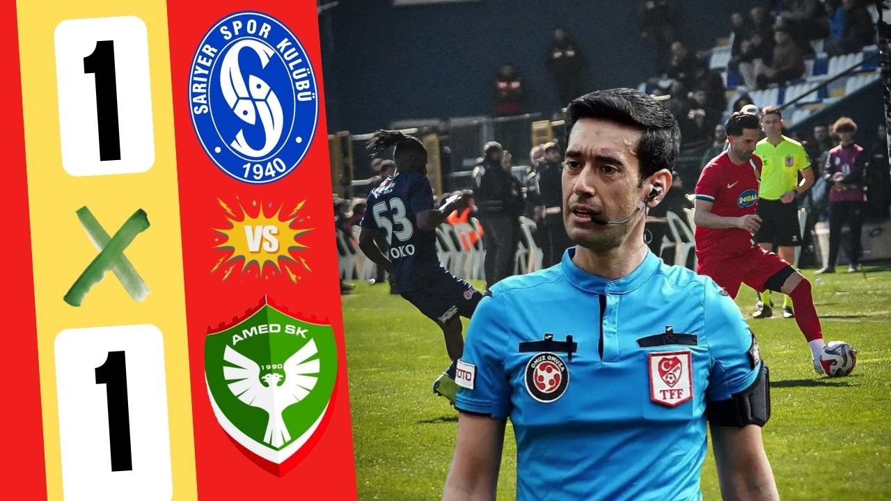 Sarıyer 1-1 Amedspor