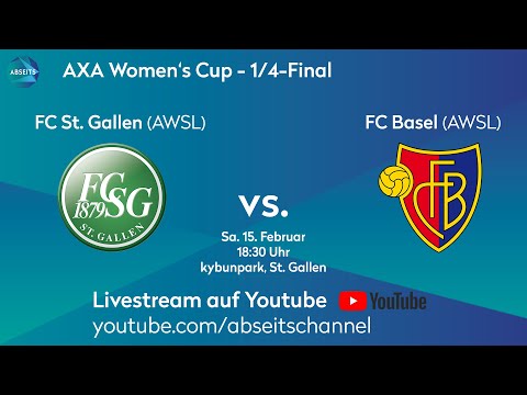 FC St. Gallen vs. FC Basel | #AXA Women's Cup - 1/4-Final | 15.02.2025