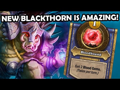 NEW BLACKTHORN: Great For Economy and Strong! | Hearthstone Battlegrounds