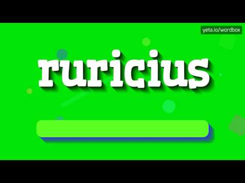 RURICIUS - HOW TO PRONOUNCE IT!?