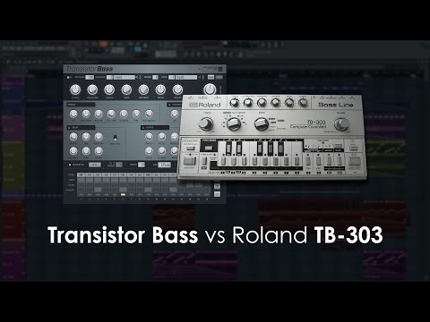Image-Line | Transistor Bass 1.1 vs Real Roland TB-303
