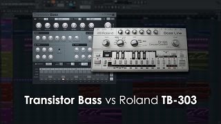 Video thumbnail for Image-Line | Transistor Bass 1.1 vs Real Roland TB-303 by FL Studio