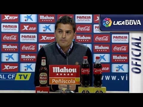Rueda de Prensa de Francisco Rodríguez  tras el Villarreal CF (2-0) UD Almería - HD