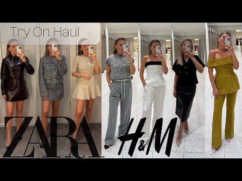 Huge  ZARA and H&M ** | TRY ON HAUL | ** Full Outfit   Ideas