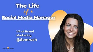 The Life of a Social Media Manager Podcast- Olga Andrienko from Semrush