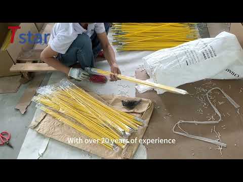 Fiberglass tent pole from Tstar