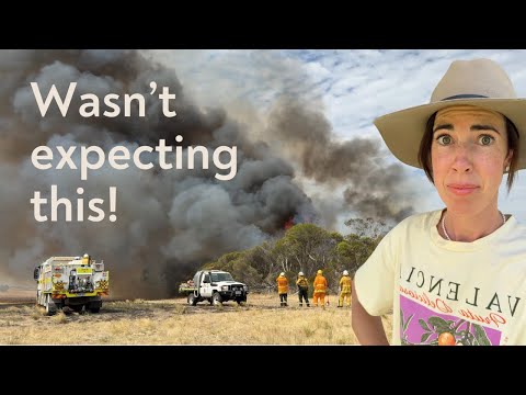 Fire on Our Farm! Real behind the scenes footage