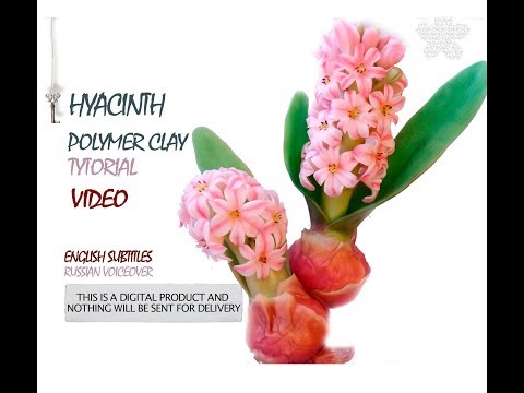 Tutorial of hyacinth from polymeric clay©